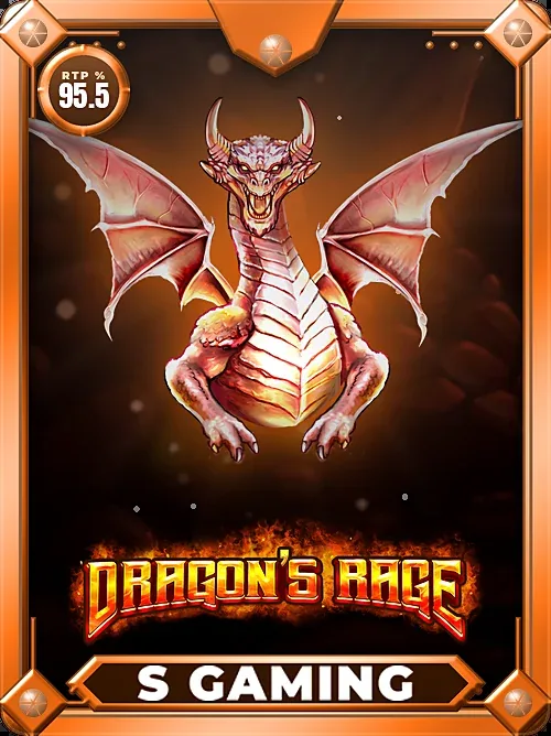 브랜드 컬러 Dragon's Rage 카드 프레임, 로비 썸네일 위의 카지노 브랜드 아이덴티티