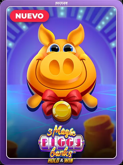 3 Magic Piggy Banks, Hacksaw Gaming, Marco exterior
